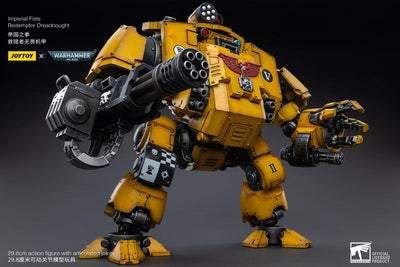 Warhammer 40k Action Figure 1/18 Imperial Fists Redemptor Dreadnought 30cm - Action Figures - Joy Toy (CN) - Hobby Figures UK