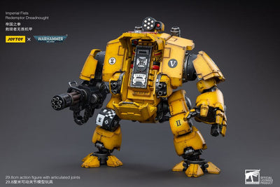 Warhammer 40k Action Figure 1/18 Imperial Fists Redemptor Dreadnought 30cm - Action Figures - Joy Toy (CN) - Hobby Figures UK