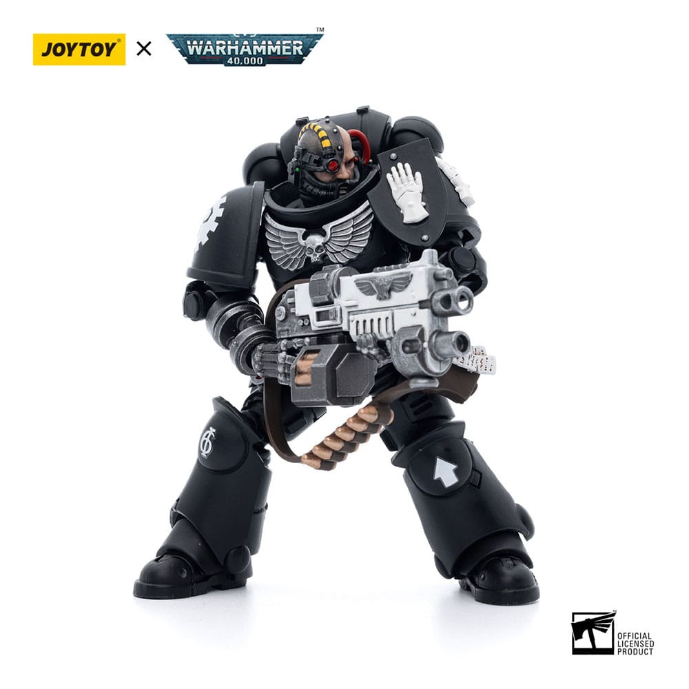 Warhammer 40k Action Figure 1/18 Iron Hands Intercessors Brother Ignar 12cm - Action Figures - Joy Toy (CN) - Hobby Figures UK