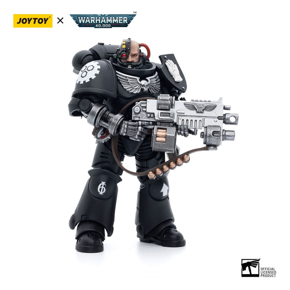 Warhammer 40k Action Figure 1/18 Iron Hands Intercessors Brother Ignar 12cm - Action Figures - Joy Toy (CN) - Hobby Figures UK