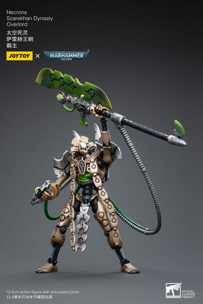 Warhammer 40k Action Figure 1/18 Necrons Szarekhan Dynasty Overlord 12cm - Action Figures - Joy Toy (CN) - Hobby Figures UK