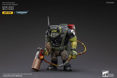 Warhammer 40k Action Figure 1/18 Ork Kommandos Comms Boy Wagzuk 13cm - Action Figures - Joy Toy (CN) - Hobby Figures UK