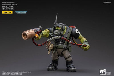 Warhammer 40k Action Figure 1/18 Ork Kommandos Comms Boy Wagzuk 13cm - Action Figures - Joy Toy (CN) - Hobby Figures UK