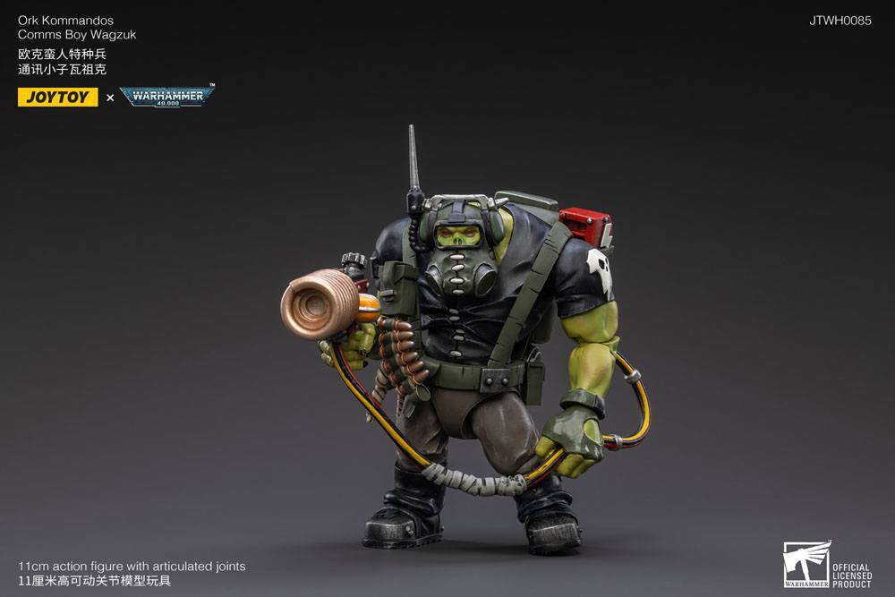 Warhammer 40k Action Figure 1/18 Ork Kommandos Comms Boy Wagzuk 13cm - Action Figures - Joy Toy (CN) - Hobby Figures UK