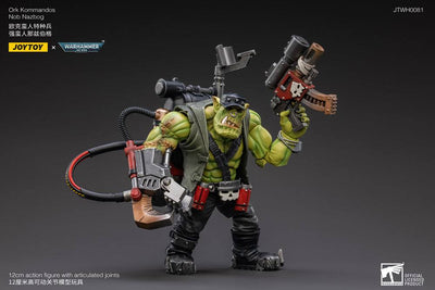 Warhammer 40k Action Figure 1/18 Ork Kommandos Nob Nazbog 13cm - Action Figures - Joy Toy (CN) - Hobby Figures UK
