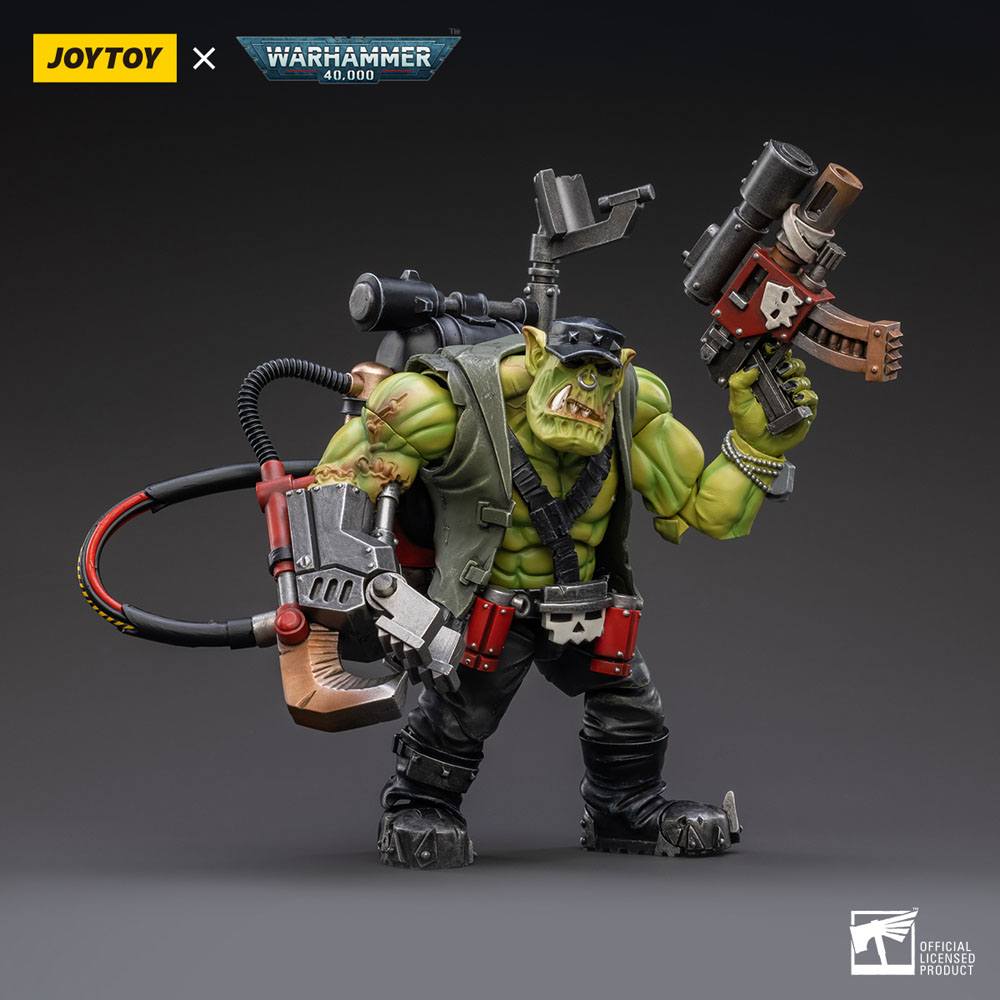 Warhammer 40k Action Figure 1/18 Ork Kommandos Nob Nazbog 13cm - Action Figures - Joy Toy (CN) - Hobby Figures UK