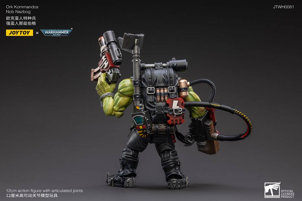 Warhammer 40k Action Figure 1/18 Ork Kommandos Nob Nazbog 13cm - Action Figures - Joy Toy (CN) - Hobby Figures UK