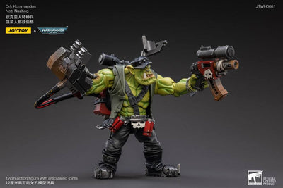 Warhammer 40k Action Figure 1/18 Ork Kommandos Nob Nazbog 13cm - Action Figures - Joy Toy (CN) - Hobby Figures UK