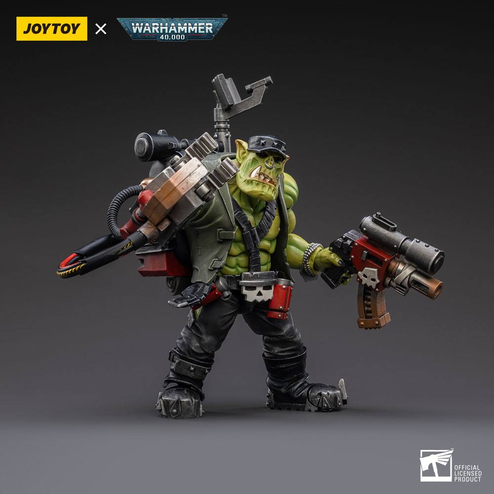 Warhammer 40k Action Figure 1/18 Ork Kommandos Nob Nazbog 13cm - Action Figures - Joy Toy (CN) - Hobby Figures UK