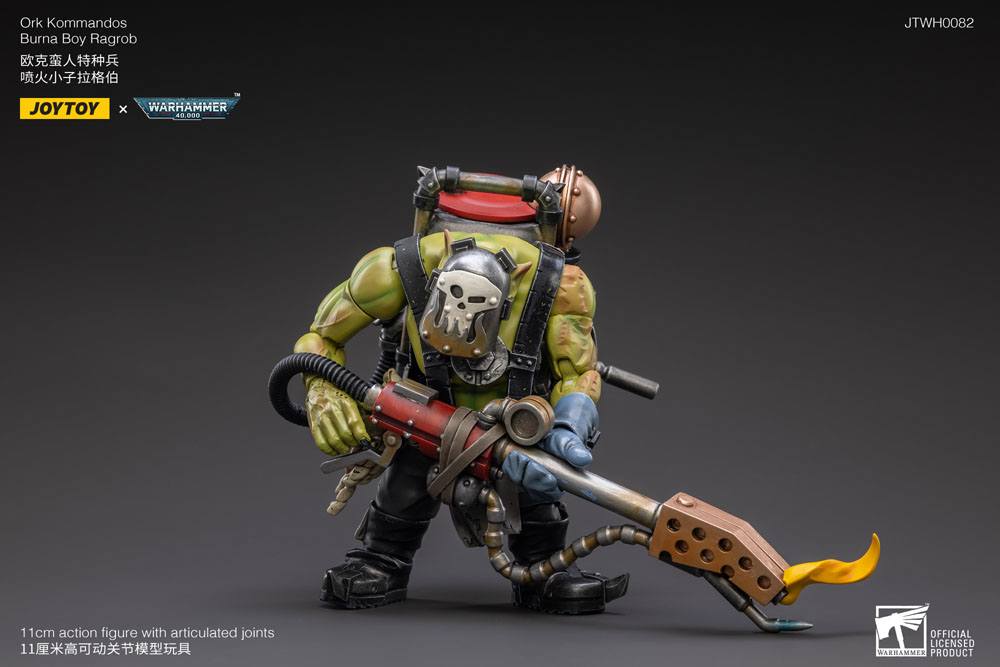 Warhammer 40k Action Figure 1/18 Ork Kommandos Ragrob 13cm - Action Figures - Joy Toy (CN) - Hobby Figures UK