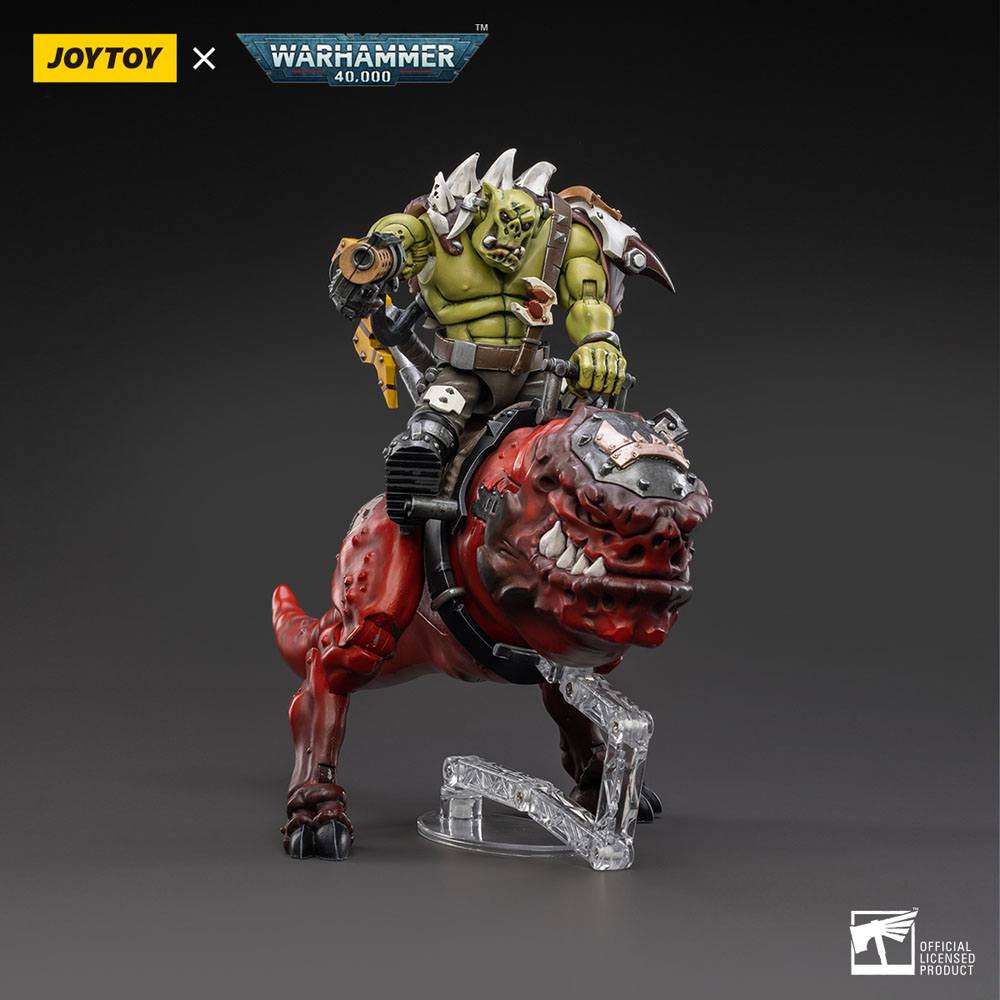 Warhammer 40k Action Figure 1/18 Orks Squighog Nob On Smasha Squig - Action Figures - Joy Toy (CN) - Hobby Figures UK