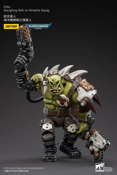 Warhammer 40k Action Figure 1/18 Orks Squighog Nob On Smasha Squig - Action Figures - Joy Toy (CN) - Hobby Figures UK