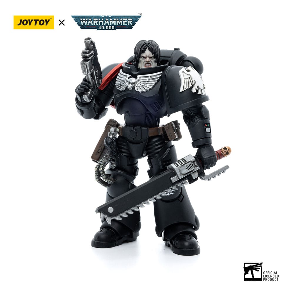 Warhammer 40k Action Figure 1/18 Raven Guard Intercessors Brother Colvane 12cm - Action Figures - Joy Toy (CN) - Hobby Figures UK