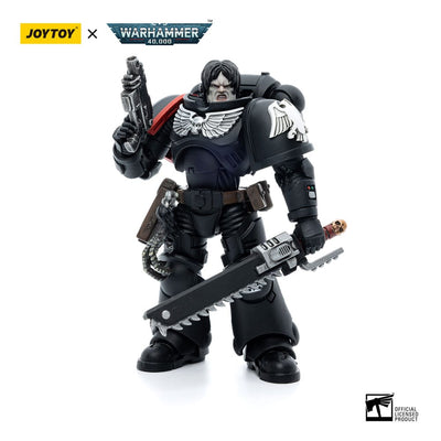 Warhammer 40k Action Figure 1/18 Raven Guard Intercessors Brother Colvane 12cm - Action Figures - Joy Toy (CN) - Hobby Figures UK