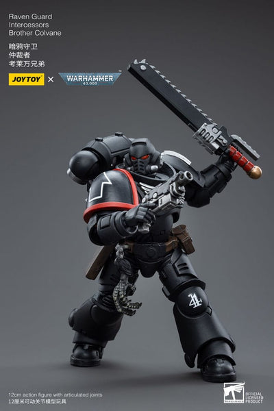 Warhammer 40k Action Figure 1/18 Raven Guard Intercessors Brother Colvane 12cm - Action Figures - Joy Toy (CN) - Hobby Figures UK