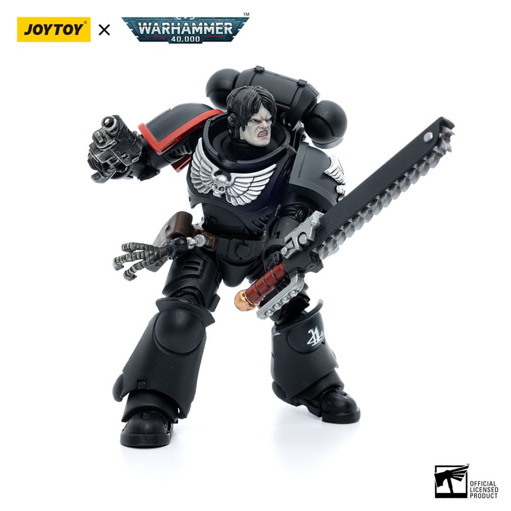 Warhammer 40k Action Figure 1/18 Raven Guard Intercessors Brother Colvane 12cm - Action Figures - Joy Toy (CN) - Hobby Figures UK