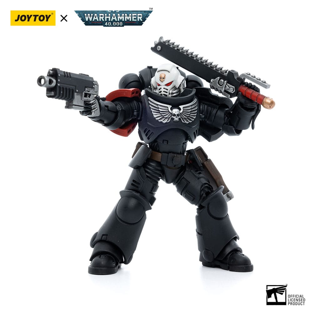 Warhammer 40k Action Figure 1/18 Raven Guard Intercessors Sergeant Ashan 12cm - Action Figures - Joy Toy (CN) - Hobby Figures UK