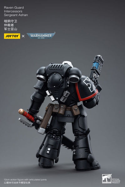Warhammer 40k Action Figure 1/18 Raven Guard Intercessors Sergeant Ashan 12cm - Action Figures - Joy Toy (CN) - Hobby Figures UK