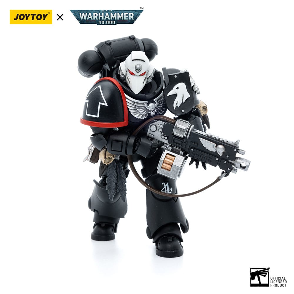 Warhammer 40k Action Figure 1/18 Raven Guard Intercessors Sergeant Rychas 12cm - Action Figures - Joy Toy (CN) - Hobby Figures UK