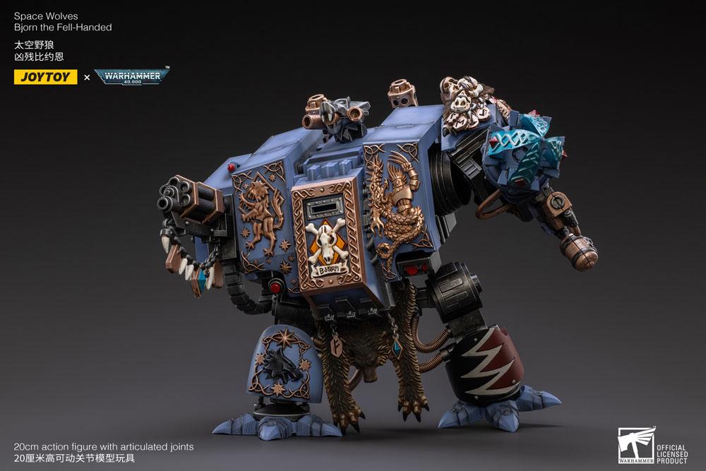 Warhammer 40k Action Figure 1/18 Space Wolves Bjorn the Fell-Handed 19cm - Action Figures - Joy Toy (CN) - Hobby Figures UK