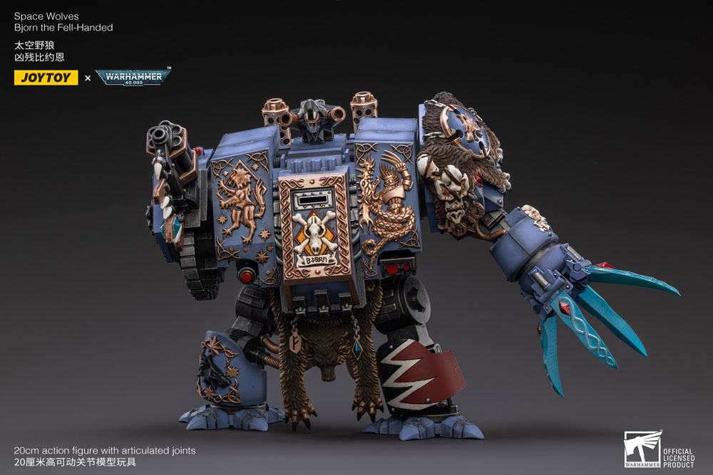 Warhammer 40k Action Figure 1/18 Space Wolves Bjorn the Fell-Handed 19cm - Action Figures - Joy Toy (CN) - Hobby Figures UK