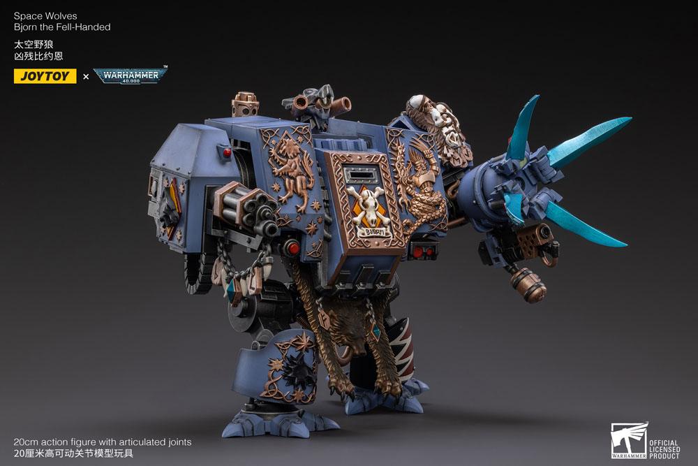 Warhammer 40k Action Figure 1/18 Space Wolves Bjorn the Fell-Handed 19cm - Action Figures - Joy Toy (CN) - Hobby Figures UK