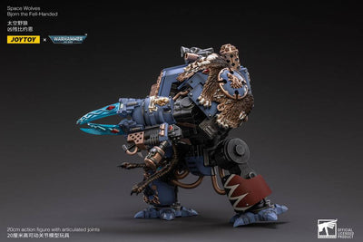 Warhammer 40k Action Figure 1/18 Space Wolves Bjorn the Fell-Handed 19cm - Action Figures - Joy Toy (CN) - Hobby Figures UK