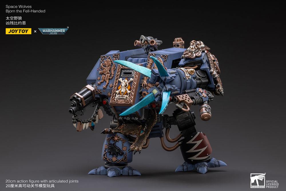 Warhammer 40k Action Figure 1/18 Space Wolves Bjorn the Fell-Handed 19cm - Action Figures - Joy Toy (CN) - Hobby Figures UK