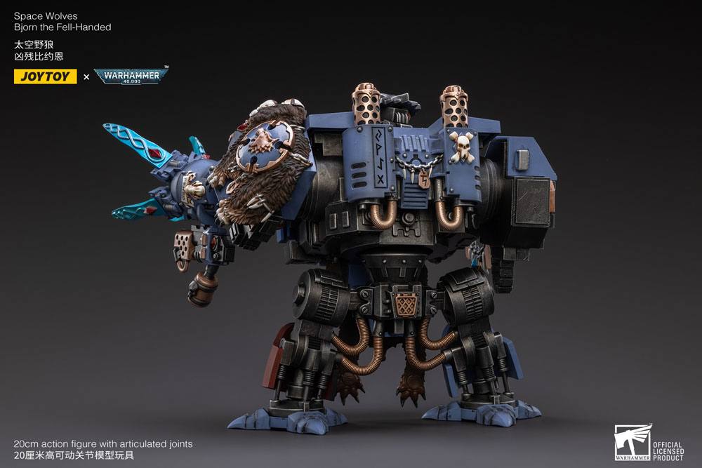 Warhammer 40k Action Figure 1/18 Space Wolves Bjorn the Fell-Handed 19cm - Action Figures - Joy Toy (CN) - Hobby Figures UK