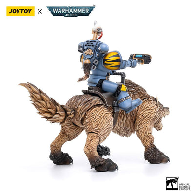 Warhammer 40k Action Figure 1/18 Space Wolves Thunderwolf Cavalry Bjane - Action Figures - Joy Toy (CN) - Hobby Figures UK