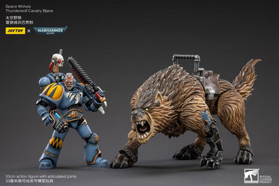 Warhammer 40k Action Figure 1/18 Space Wolves Thunderwolf Cavalry Bjane - Action Figures - Joy Toy (CN) - Hobby Figures UK