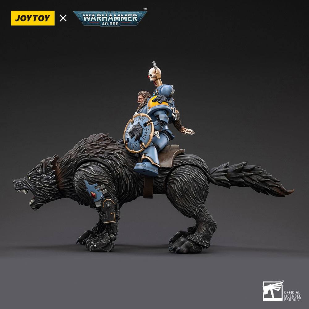 Warhammer 40k Action Figure 1/18 Space Wolves Thunderwolf Cavalry Frode - Action Figures - Joy Toy (CN) - Hobby Figures UK