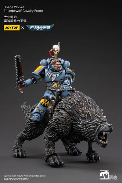 Warhammer 40k Action Figure 1/18 Space Wolves Thunderwolf Cavalry Frode - Action Figures - Joy Toy (CN) - Hobby Figures UK