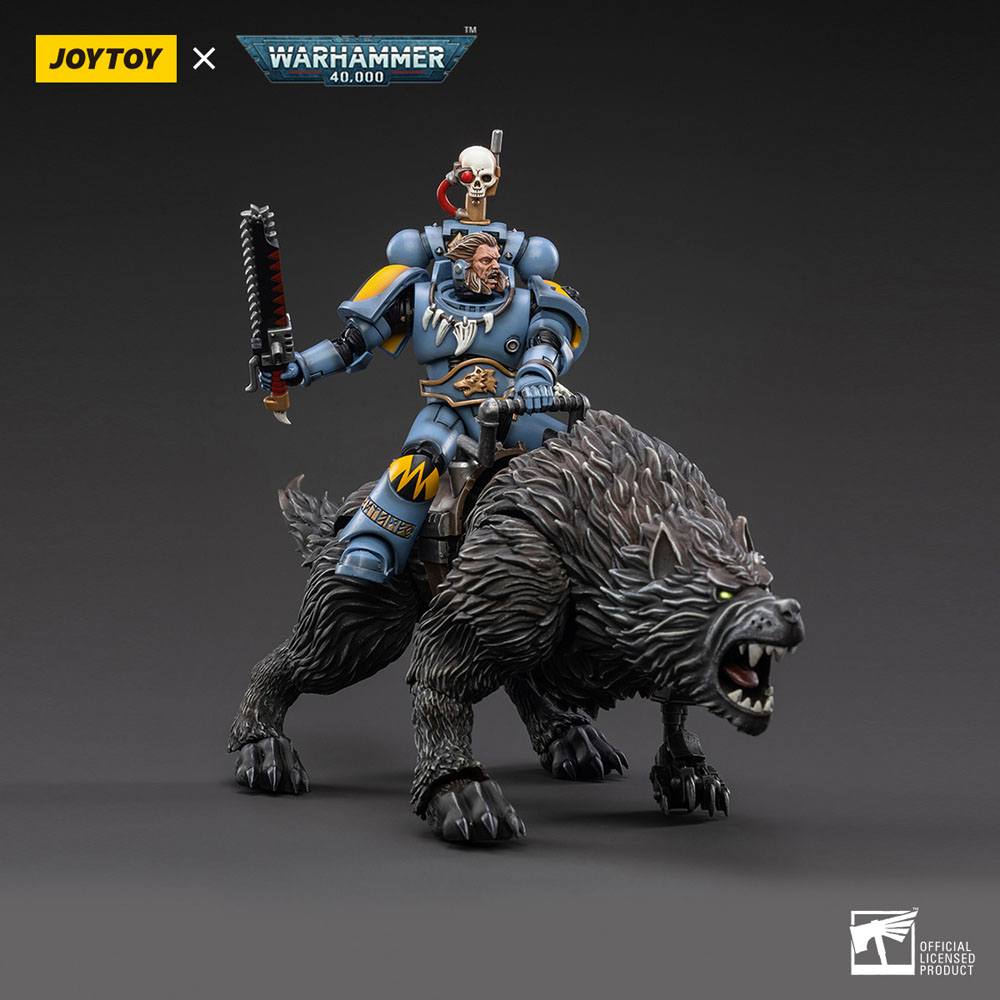 Warhammer 40k Action Figure 1/18 Space Wolves Thunderwolf Cavalry Frode - Action Figures - Joy Toy (CN) - Hobby Figures UK