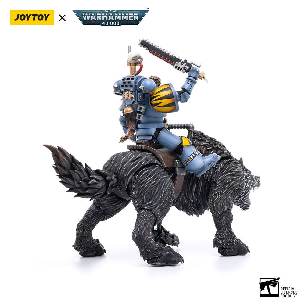 Warhammer 40k Action Figure 1/18 Space Wolves Thunderwolf Cavalry Frode - Action Figures - Joy Toy (CN) - Hobby Figures UK