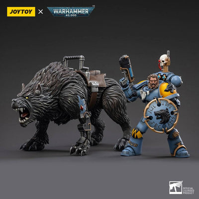 Warhammer 40k Action Figure 1/18 Space Wolves Thunderwolf Cavalry Frode - Action Figures - Joy Toy (CN) - Hobby Figures UK