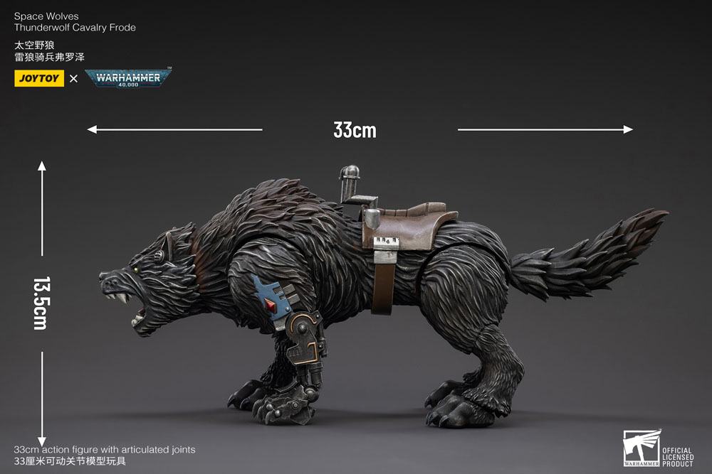 Warhammer 40k Action Figure 1/18 Space Wolves Thunderwolf Cavalry Frode - Action Figures - Joy Toy (CN) - Hobby Figures UK