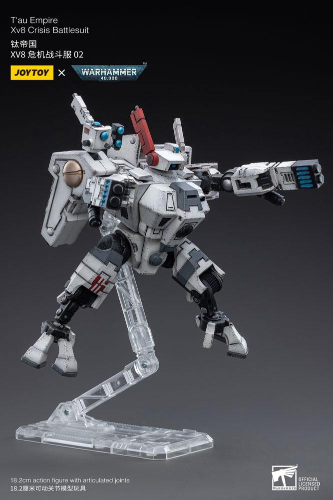 Warhammer 40k Action Figure 1/18 T'au Empire Xv8 Crisis Battlesuit 02 18cm - Action Figures - Joy Toy (CN) - Hobby Figures UK