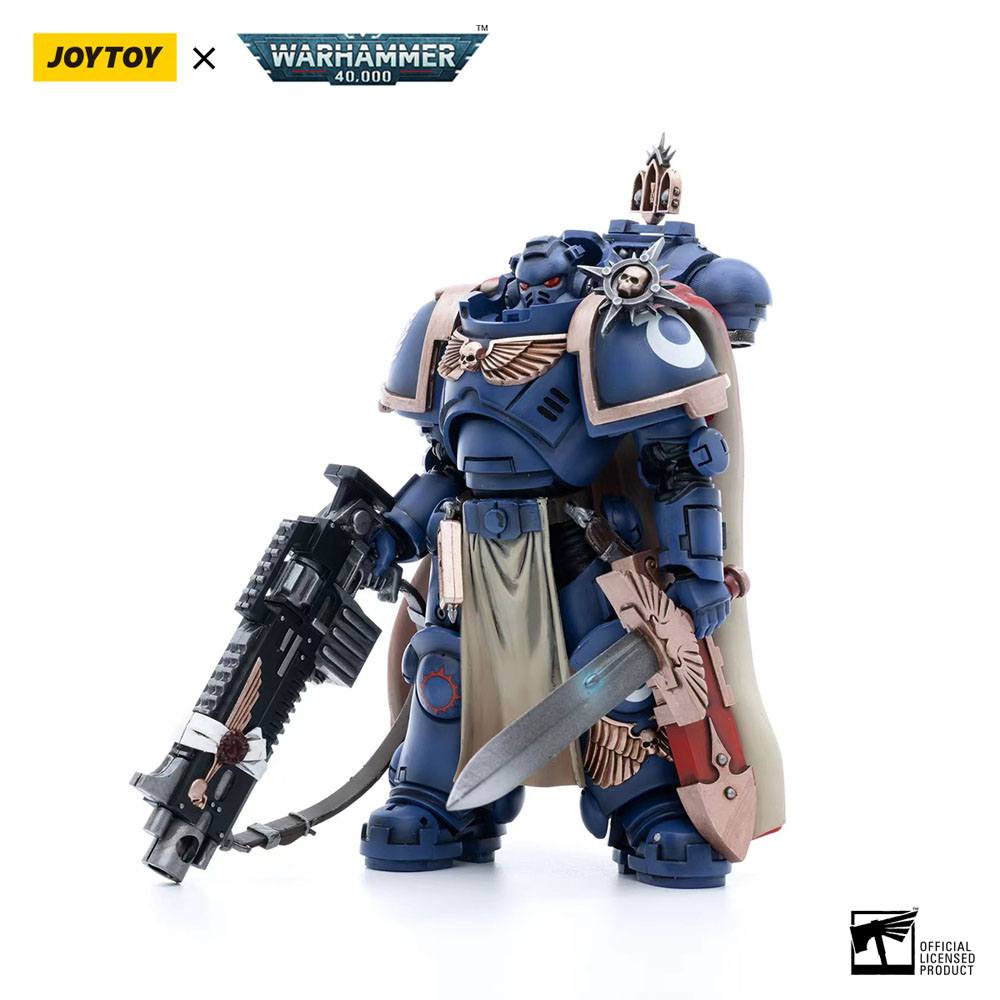 Warhammer 40k Action Figure 1/18 Ultramarines Captain with Master-Crafted Heavy Bolt Rifle 12cm - Action Figures - Joy Toy (CN) - Hobby Figures UK