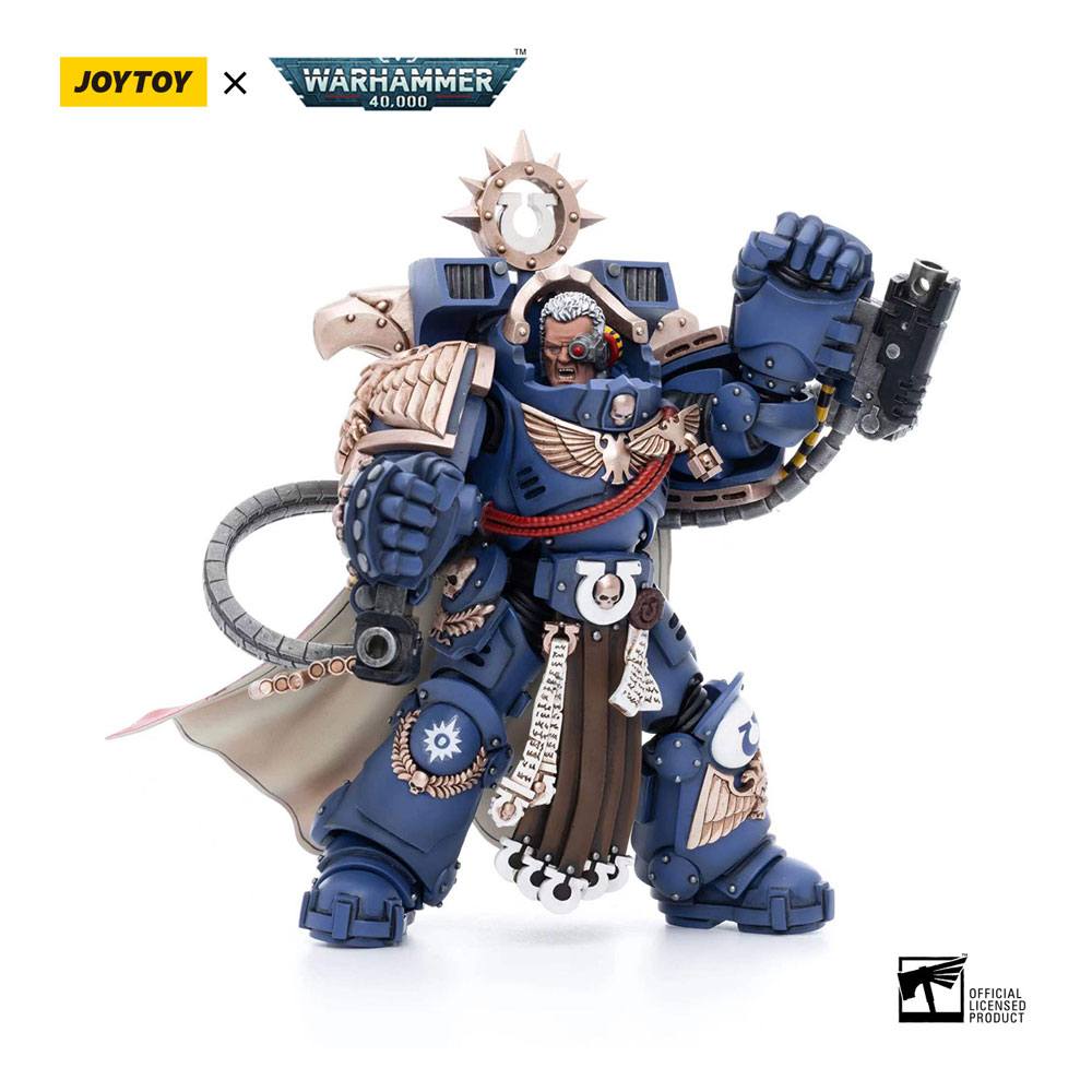 Warhammer 40k Action Figure 1/18 Ultramarines Chapter Master Marneus Calgar 12cm - Action Figures - Joy Toy (CN) - Hobby Figures UK