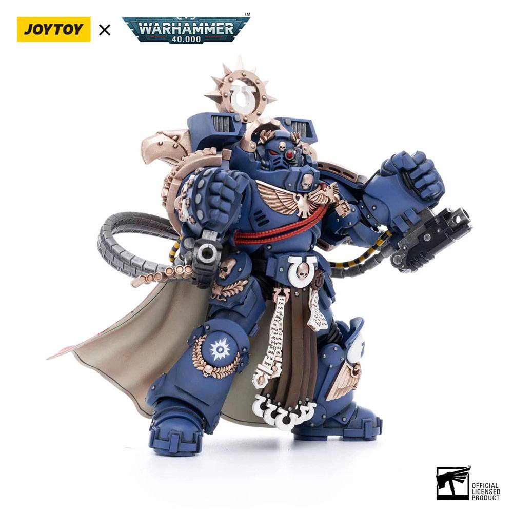 Warhammer 40k Action Figure 1/18 Ultramarines Chapter Master Marneus Calgar 12cm - Action Figures - Joy Toy (CN) - Hobby Figures UK