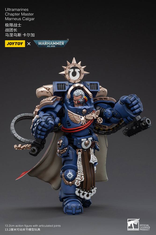 Warhammer 40k Action Figure 1/18 Ultramarines Chapter Master Marneus Calgar 12cm - Action Figures - Joy Toy (CN) - Hobby Figures UK