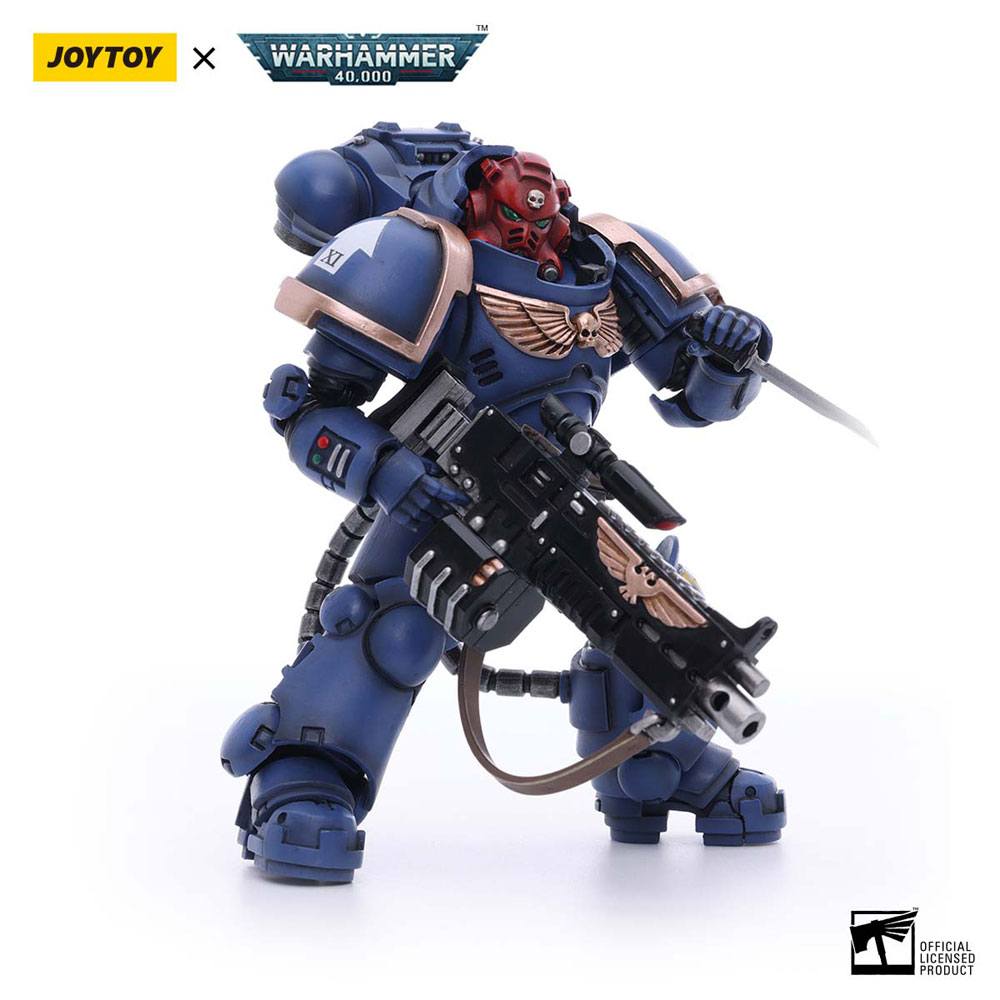 Warhammer 40k Action Figure 1/18 Ultramarines Heavy Intercessor Aetus Gardane 13cm