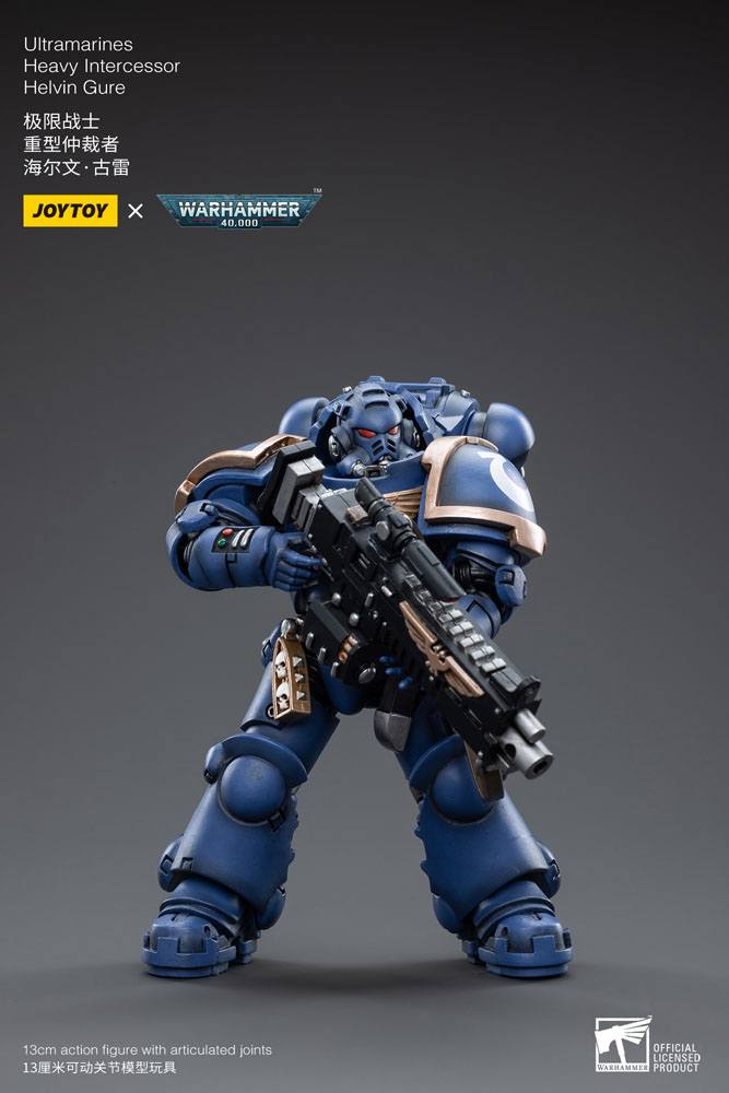 Warhammer 40k Action Figure 1/18 Ultramarines Heavy Intercessor Helvin Gure 13cm - Action Figures - Joy Toy (CN) - Hobby Figures UK
