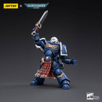 Warhammer 40k Action Figure 1/18 Ultramarines Primaris Assault Veteran Intercessor 12cm - Action Figures - Joy Toy (CN) - Hobby Figures UK