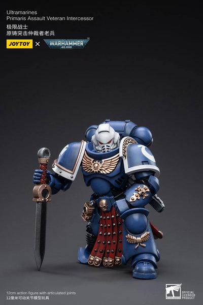 Warhammer 40k Action Figure 1/18 Ultramarines Primaris Assault Veteran Intercessor 12cm - Action Figures - Joy Toy (CN) - Hobby Figures UK