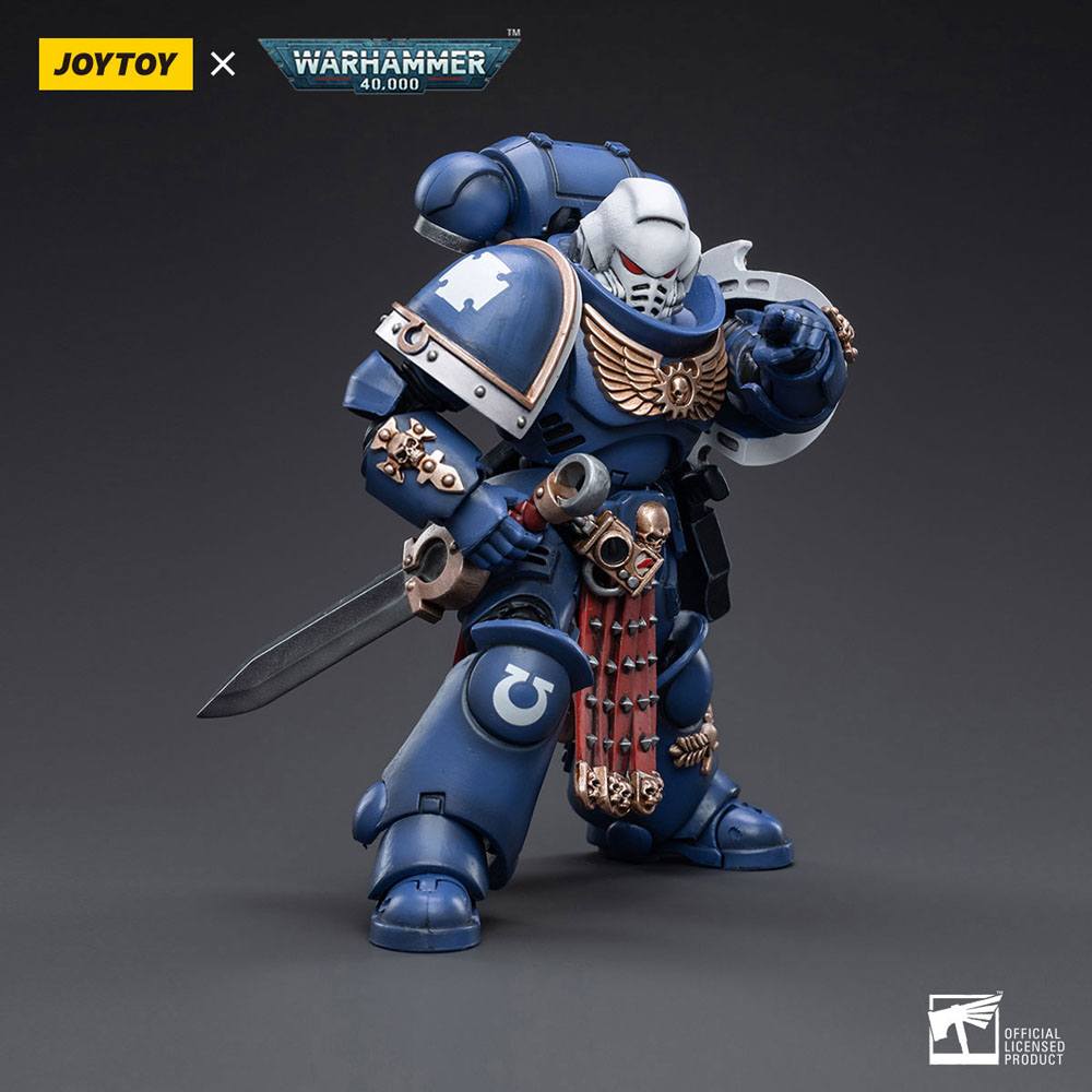 Warhammer 40k Action Figure 1/18 Ultramarines Primaris Assault Veteran Intercessor 12cm - Action Figures - Joy Toy (CN) - Hobby Figures UK