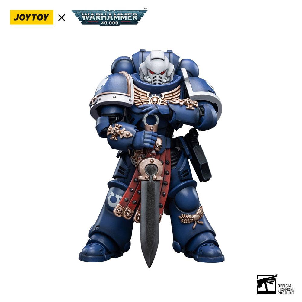 Warhammer 40k Action Figure 1/18 Ultramarines Primaris Assault Veteran Intercessor 12cm - Action Figures - Joy Toy (CN) - Hobby Figures UK