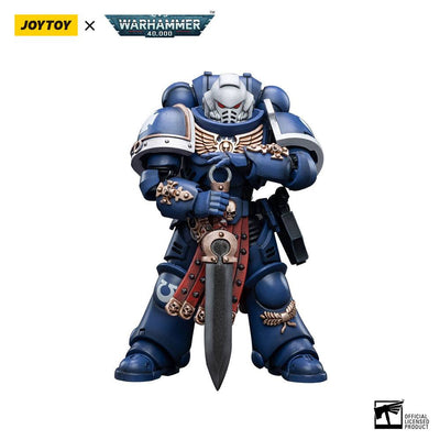 Warhammer 40k Action Figure 1/18 Ultramarines Primaris Assault Veteran Intercessor 12cm - Action Figures - Joy Toy (CN) - Hobby Figures UK