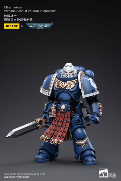 Warhammer 40k Action Figure 1/18 Ultramarines Primaris Assault Veteran Intercessor 12cm - Action Figures - Joy Toy (CN) - Hobby Figures UK